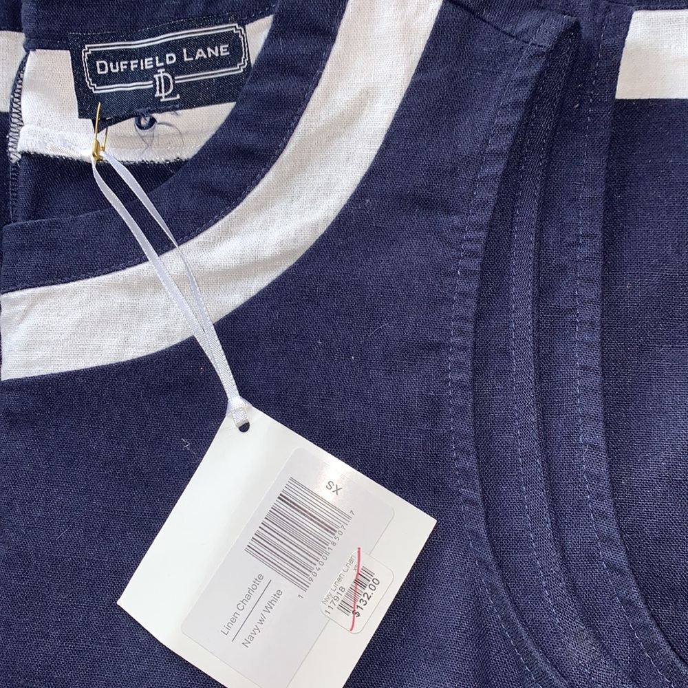 NWT Duffield Lane Linen Charlotte Dress - Picture 5 of 8